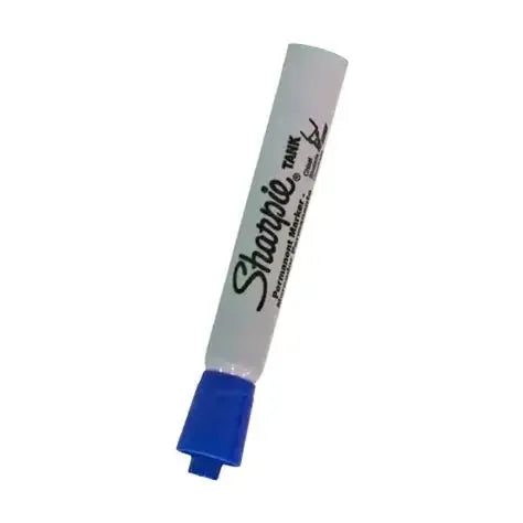 Marcador Sharpie Tank Sanford color permanente azul, negro, rojo, verde