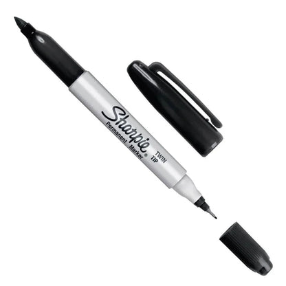 Marcador Sharpie Twin Tip 4 Doble Punta Negro SANFORD