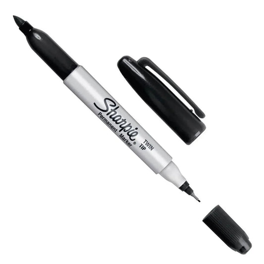 Marcador Sharpie Twin Tip 4 Doble Punta Negro SANFORD