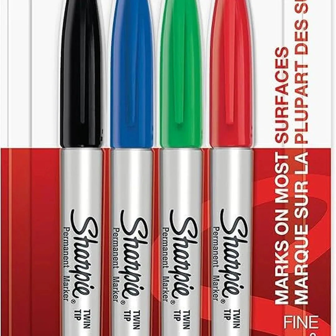 Marcador Sharpie Twin Tip 4 Doble Punta Negro SANFORD