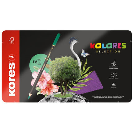 9023800933720 Colores Selection Kores Escolares Lápices de colores X 72 Unidades Kolores Selection Cartel Arte & Papelería