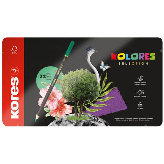 9023800933720 Colores Selection Kores Escolares Lápices de colores X 72 Unidades Kolores Selection Cartel Arte & Papelería