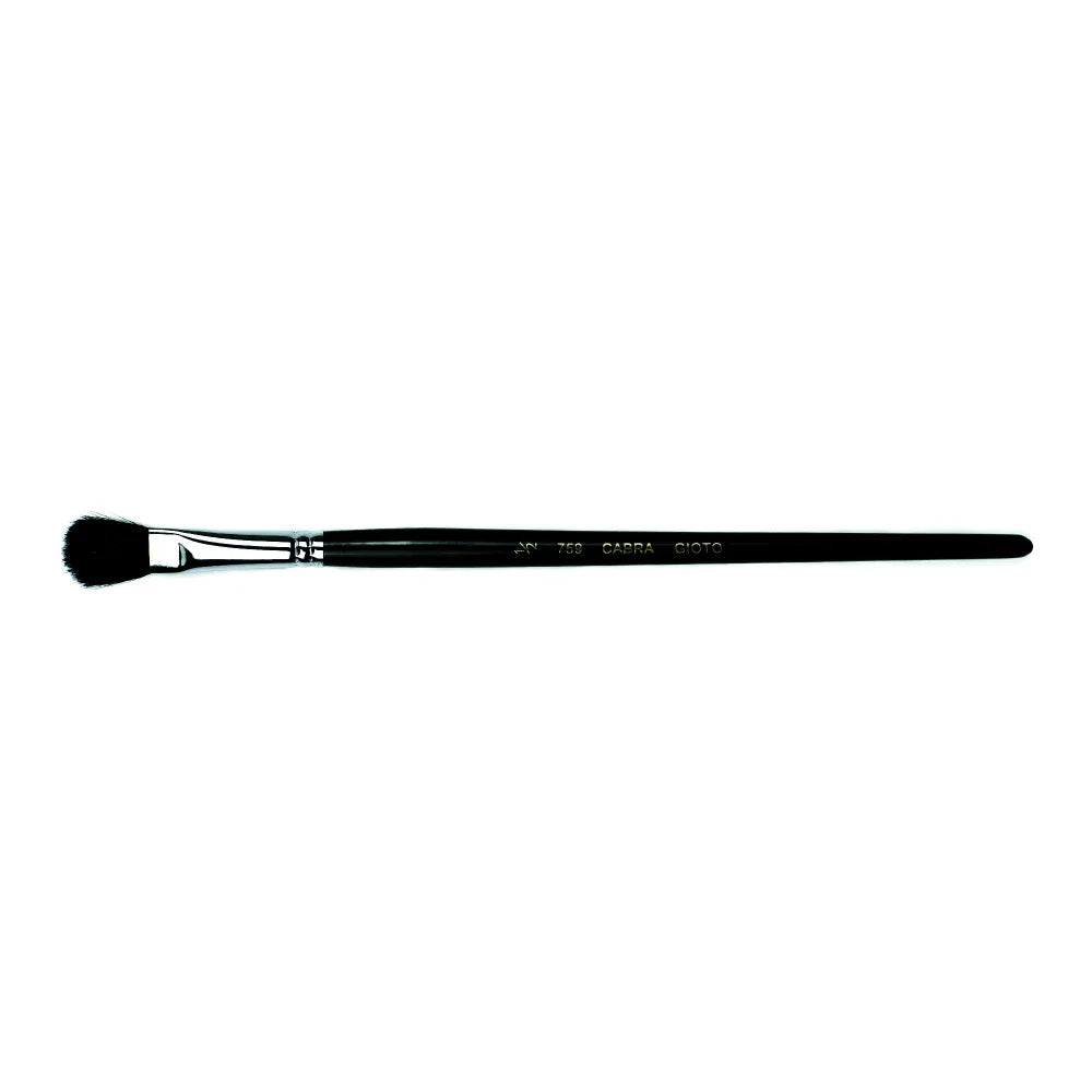 Pincel Mop Fibra Natural Pelo de Cabra Kangrui Gioto en uso