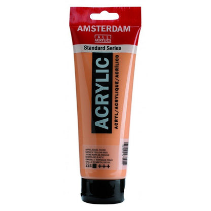 8712079210984 Acrílico Amsterdam 120 ml | Colores Amarillo Nápoles Rojo 224 Serie Estandar Cartel Arte & Papelería