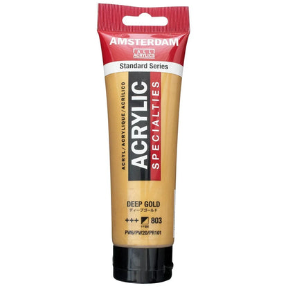8712079217549 Acrílico Amsterdam 120 ml | Colores Oro Profundo 803 Serie Estandar Cartel Arte & Papelería