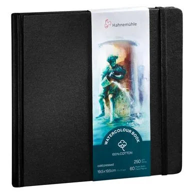 4011367116026 Libreta de Acuarela Hahnemuhle 19.5 x 19.5 cm Cuadrada 100% Algodón - Prensado: Frio - 250 grs Cartel Arte & Papelería