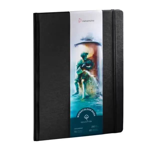 4011367115951 Libreta de Acuarela Hahnemuhle 10,5X14,8 cm A6 - 30 hojas 100% Algodón - Prensado: Frio - 250 gsm Cartel Arte & Papelería