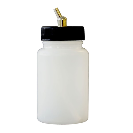  Botellas De Plástico Para Modelos VL, MIL, SI & TS Aerógrafos Paasche unidad 3oz BA-60 Cartel Arte & Papelería