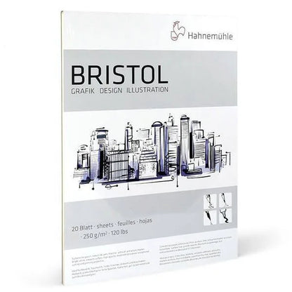 4011367103750 Block Bristol Para Dibujo de Ilustración Hahnemuhle A-3 29.2 x 41.2 cm 250 gr Cartel Arte & Papelería