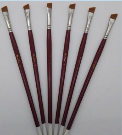 Pincel Angular Fibra Sintética