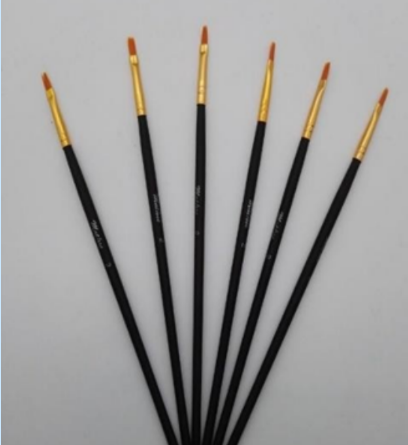 Pincel Plano Fibra Sintética Matisse Nylon