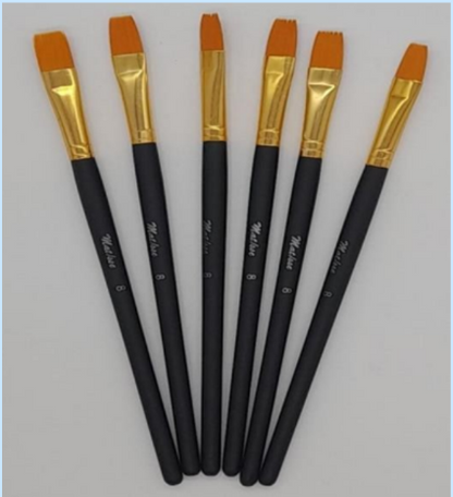 Pincel Plano Fibra Sintética Matisse Nylon