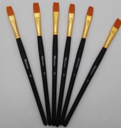 Pincel Plano Fibra Sintética Matisse Nylon
