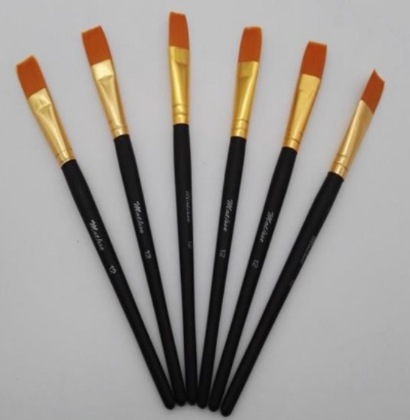 Pincel Plano Fibra Sintética Matisse Nylon
