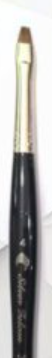 Pincel Plano Fibra Natural Silver Falcon Plano 3155 Natural - Pelo de Marta