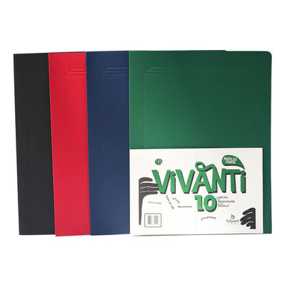 Carpeta Presentacion Con Bolsillo Vivanti