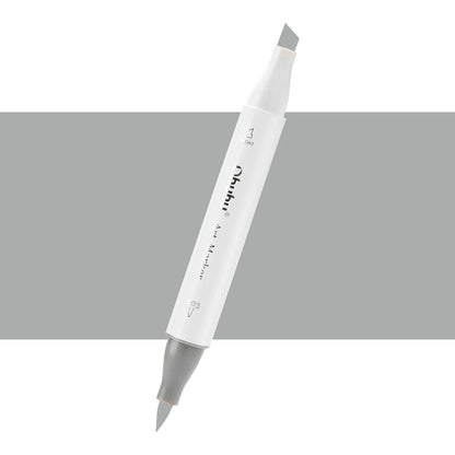 6972099696331 Marcador Alcohol Art Marker Ohuhu - Tonos Grises Unidad Green Grey 06 GG060 Cartel Arte & Papelería