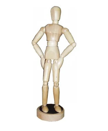 7700000018311 Maniqui Articulado 30 cm Madera Natural Hombre Cartel Arte & Papelería