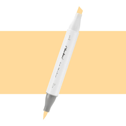 Marcador Alcohol Art Marker Ohuhu - Tonos Marrones