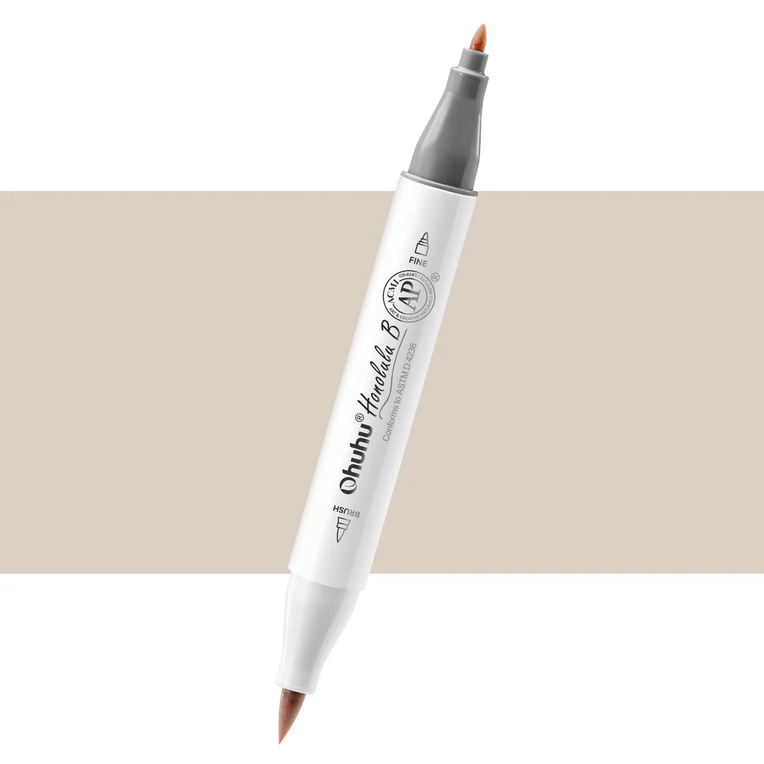 6972312835257 Marcador Alcohol Art Marker Ohuhu - Tonos Grises Unidad Warm Grey 1 WG01 Cartel Arte & Papelería