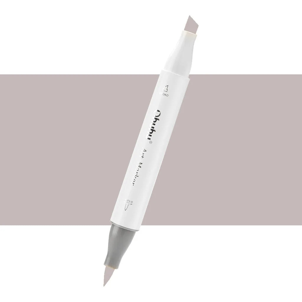 6972838610796 Marcador Alcohol Art Marker Ohuhu - Tonos Grises Unidad Warm Grey 3 WG3 Cartel Arte & Papelería