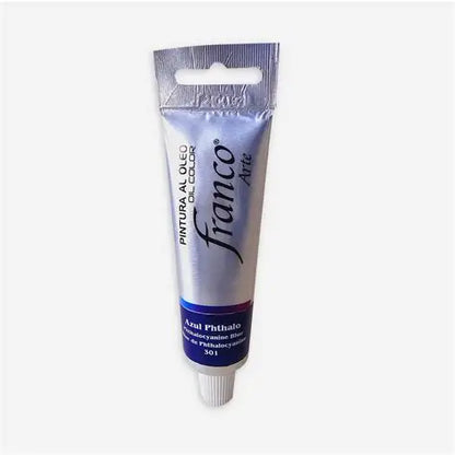 7707759481090 Óleo Franco Arte 50 ml 301 Azul Phthalo Cartel Arte & Papelería