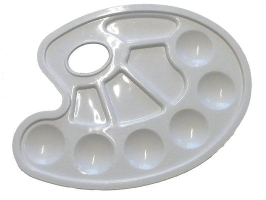 7700000019073 Paleta Plastica Prodisni Unidad Blanco Plastica Ovalada 10 Huecos Cartel Arte & Papelería