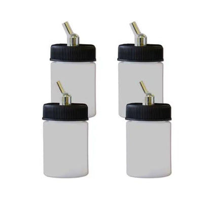 Botellas De Plástico Para Modelos VL, MIL, SI & TS Aerógrafos Paasche x4 1oz BA-60 Cartel Arte & Papelería