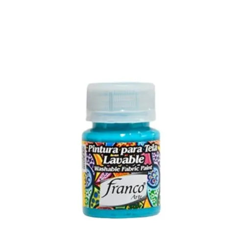 7707227483113 Pintura Para Tela Franco Arte 30 ml Azul Mar Para Tela Cartel Arte & Papelería