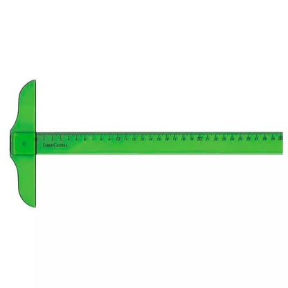7703336205110 Regla Acrilica Faber Castell 30 cm Rf 457-30A Verde Cartel Arte & Papelería