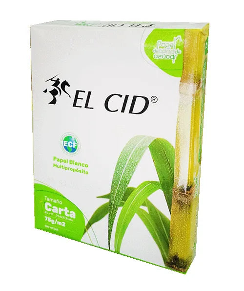 7702148203437 Resma Papel El Cid X 500 Hojas Carta 75gr Bond Blanco Cartel Arte & Papelería