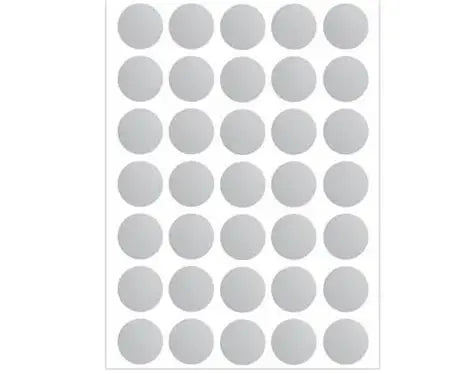 7707057502732 Rotulo Autoadhesivo Imprentar X 162 Unidades Plateado 16MM Cartel Arte & Papelería
