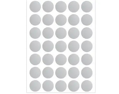 7707057502732 Rotulo Autoadhesivo Imprentar X 162 Unidades Plateado 16MM Cartel Arte & Papelería