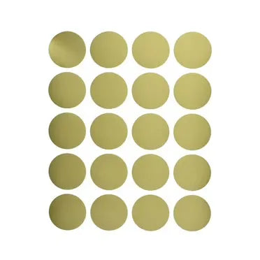 7707057502602 Rotulo Autoadhesivo Imprentar X 120 Unidades Dorado 19 mm Cartel Arte & Papelería