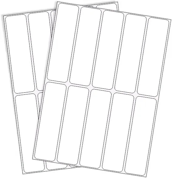 7707057504248 Rotulo Autoadhesivo Imprentar X 120 Unidades Blanco 75 X 20 mm Cartel Arte & Papelería