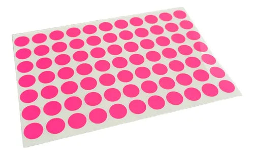 7707185770584 Rotulo Autoadhesivo Rotular 308 Unidades Fucsia 13  mm Cartel Arte & Papelería