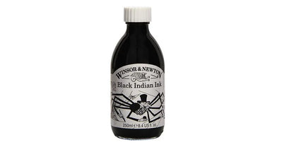 094376953053 Tinta China Winsor and Newton 250 ml Negro REF 030 Cartel Arte & Papelería