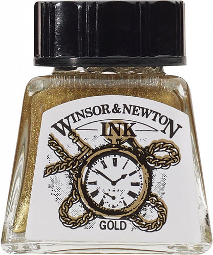 094376899948 Tinta China Winsor and Newton 14 ml Dorado RF 283 Cartel Arte & Papelería