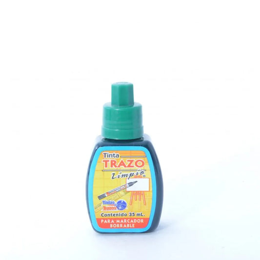 7708431090470 Tinta Para Marcador Borrable Tinta Trazo 35 ml Repuesto Verde Cartel Arte & Papelería