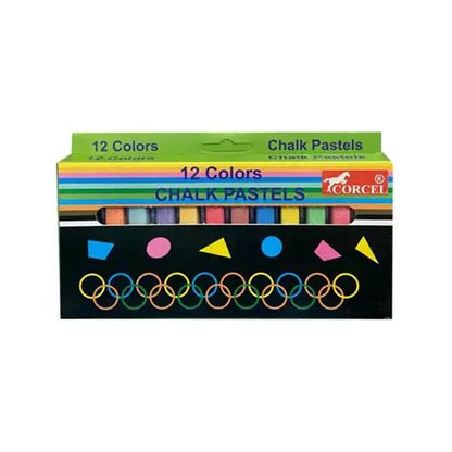 6971479813641 Tiza Pastel Seca Chalk Pastel X 12 Unidades Surtido Seca Cartel Arte & Papelería