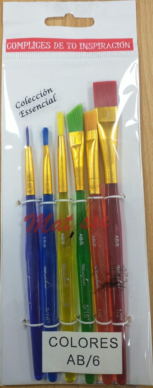 Juego Pincel Mixto Fibra Sintética Matisse Nylon