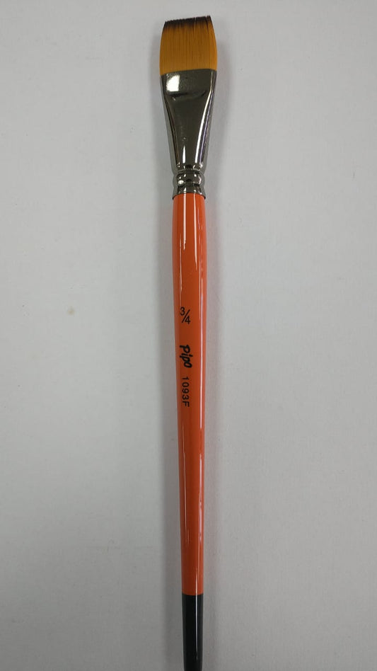 Pincel Plano 1093 F Fibra Sintetica Pipo
