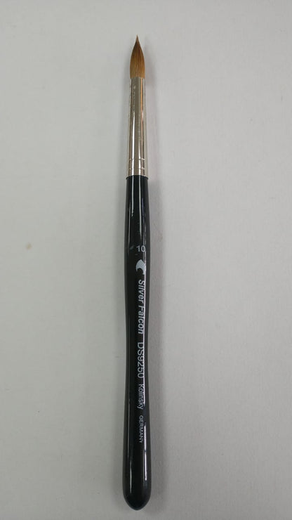Pincel Redondo Dental Fibra Natural Silver Falcon Natural - Pelo de Marta Kolinsky