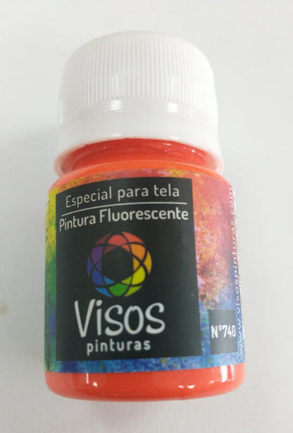 Pintura Para Tela Visos Fluorescente