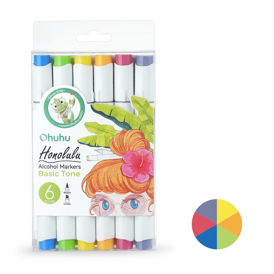 Marcadores Artísticos Con Alcohol Doble Punta - Colores | Ohuhu Honolulu