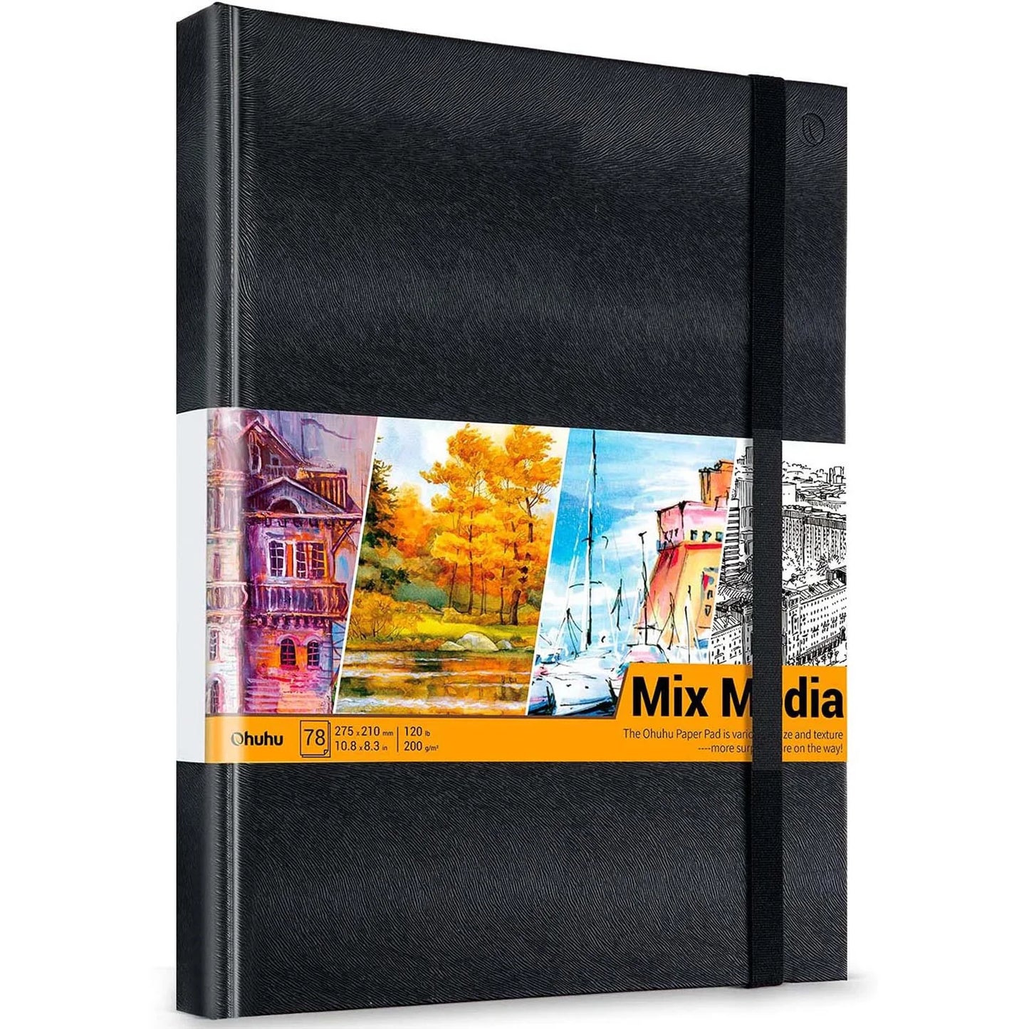 Bloc Para Técnicas Mixtas 200 Gms | Ohuhu