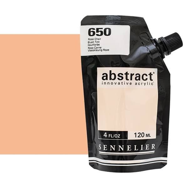 0V34337000000 Acrilico Abstract Sennelier 120ml Rosa Ocre-Ref. 650-Cartel Arte & Papelería