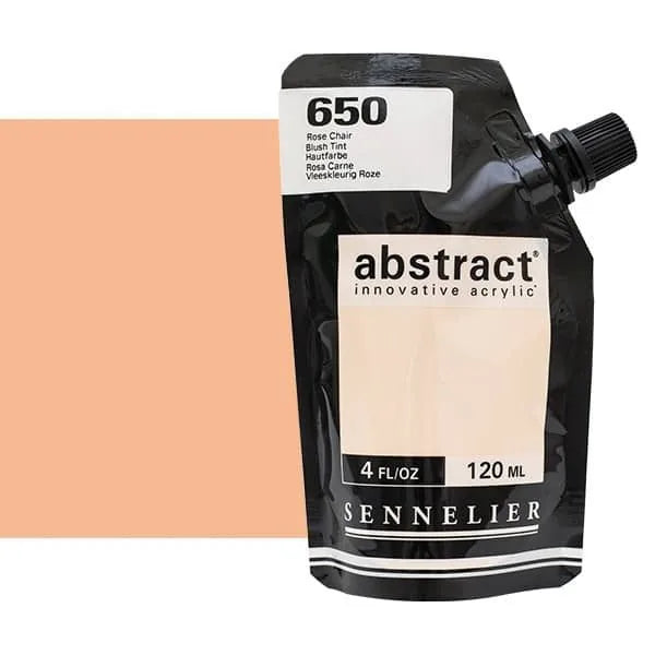 0V34337000000 Acrilico Abstract Sennelier 120ml Rosa Ocre-Ref. 650-Cartel Arte & Papelería