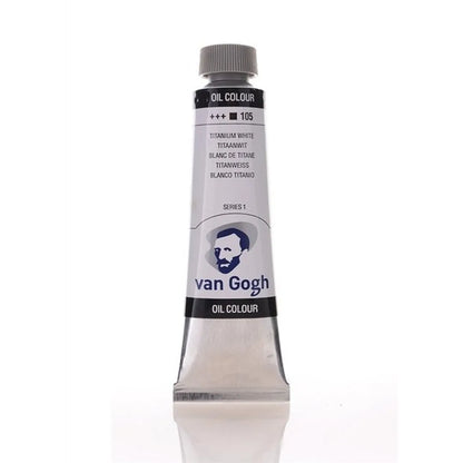 8712079219123 Oleo Van Gogh 40ml Blanco Titanio (Aceite De Cartamo) 105 Serie 1 Cartel Arte & Papelería