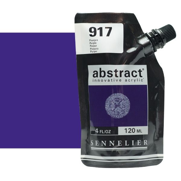 0V20146000000 Acrilico Abstract Sennelier 120ml Purpura-Ref. 917-Cartel Arte & Papelería